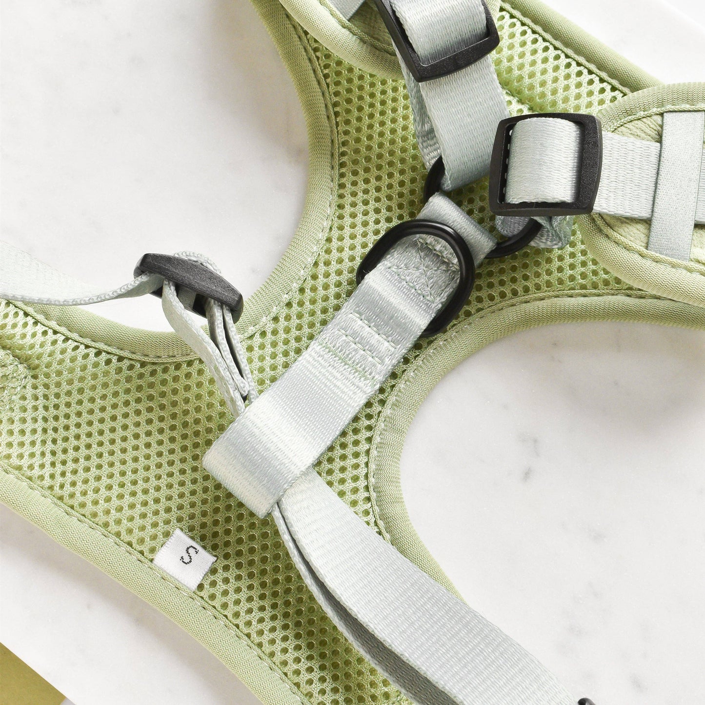 Luxe Adjustable Neck Harness - Sage Heart:
