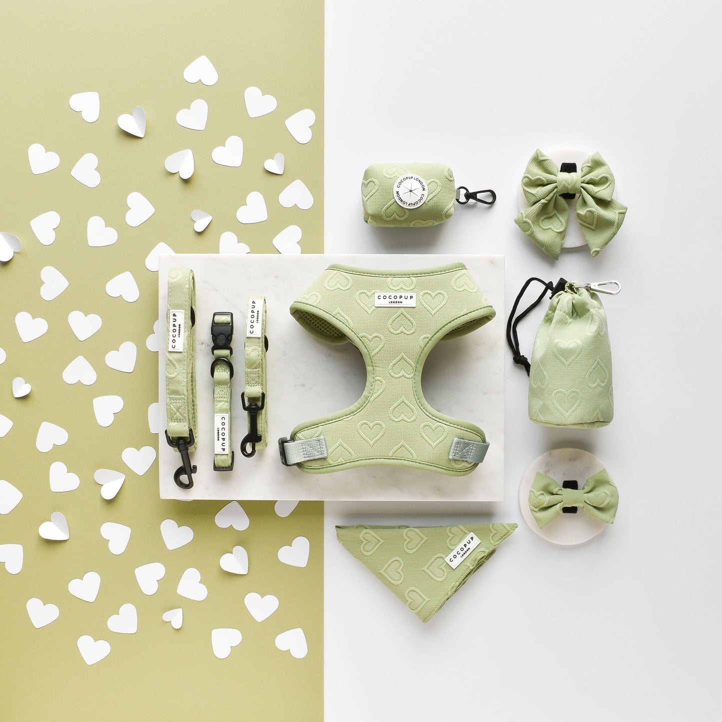 Luxe Collar - Sage Heart: