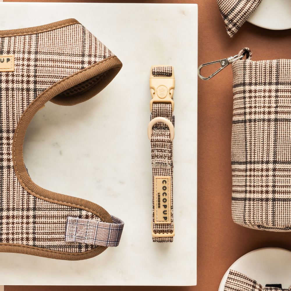 Pup Plaid Collar: