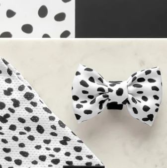 Bow Tie - Monochrome Spots