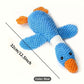 Durable Plush Goose-Shaped Dog Toy