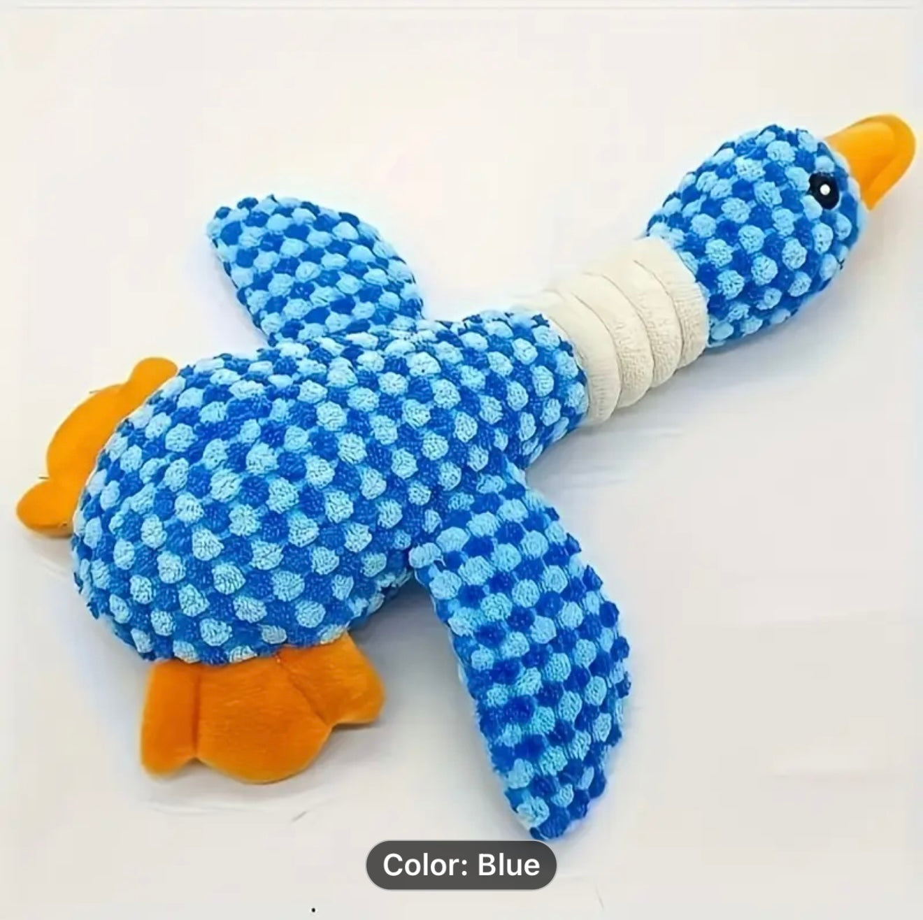 Durable Plush Goose-Shaped Dog Toy