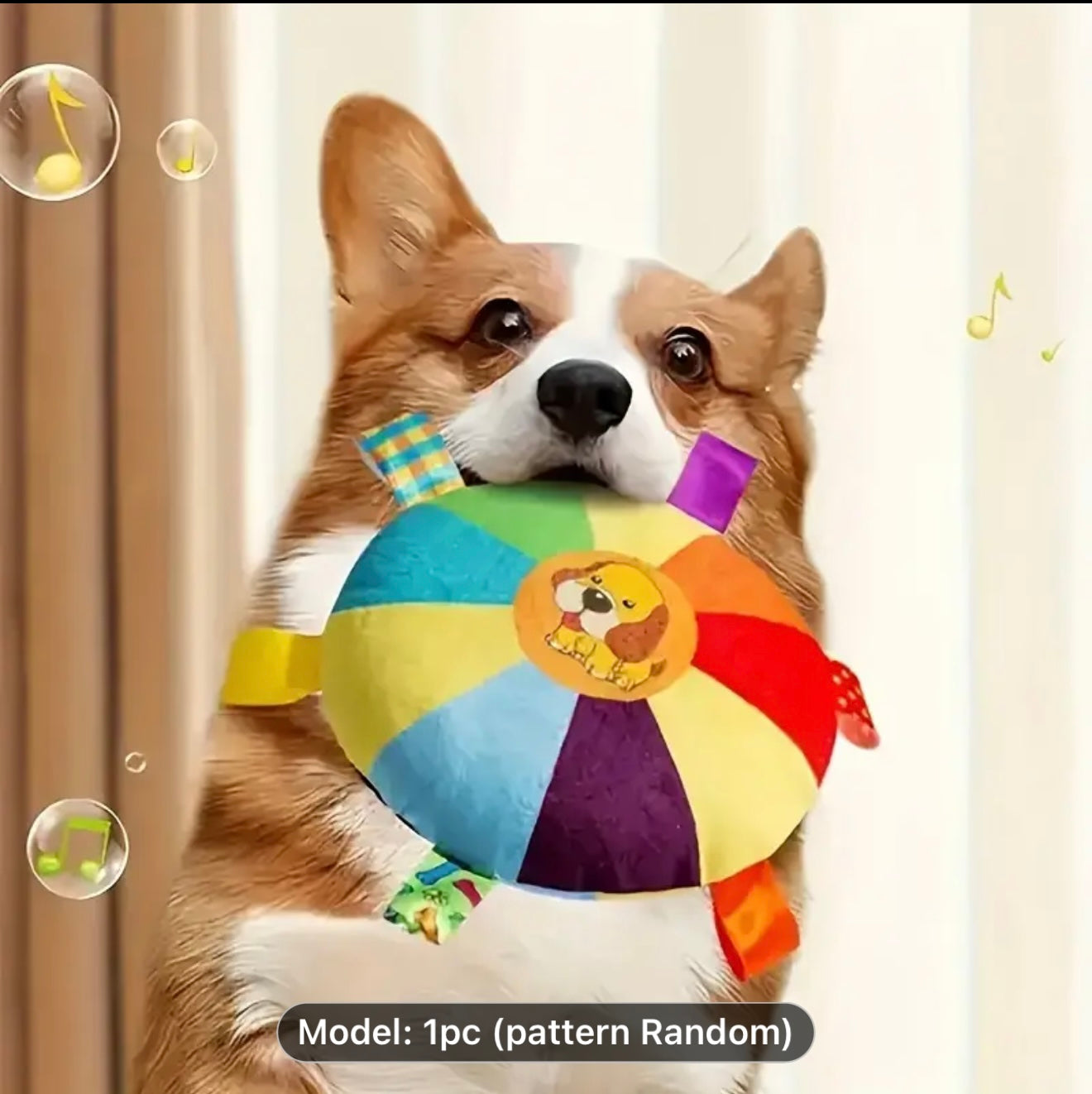 Interactive Plush Dog Toy