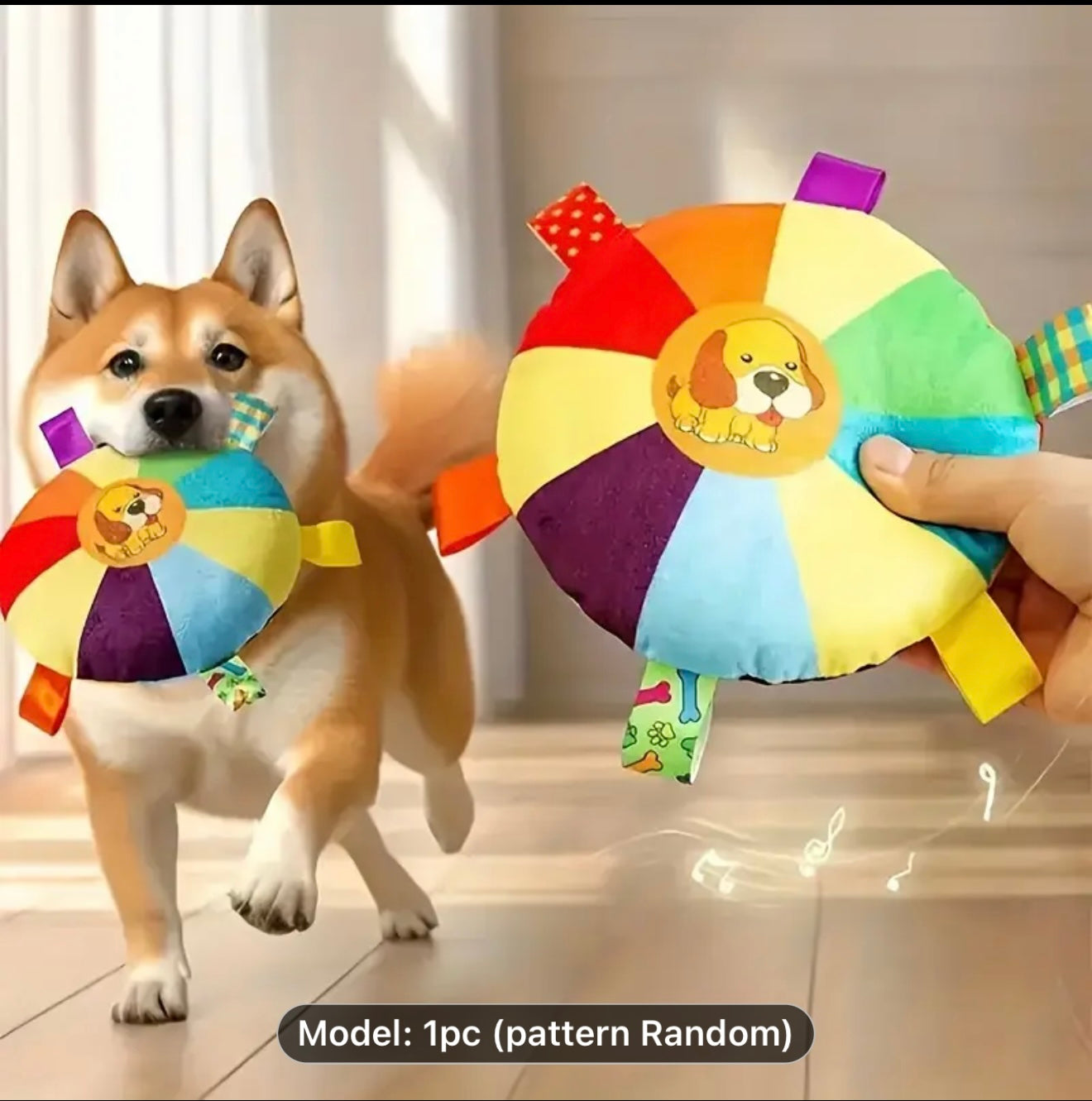 Interactive Plush Dog Toy