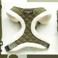 KHAKI QUILTED ADJUSTABLE NECK HARNESS