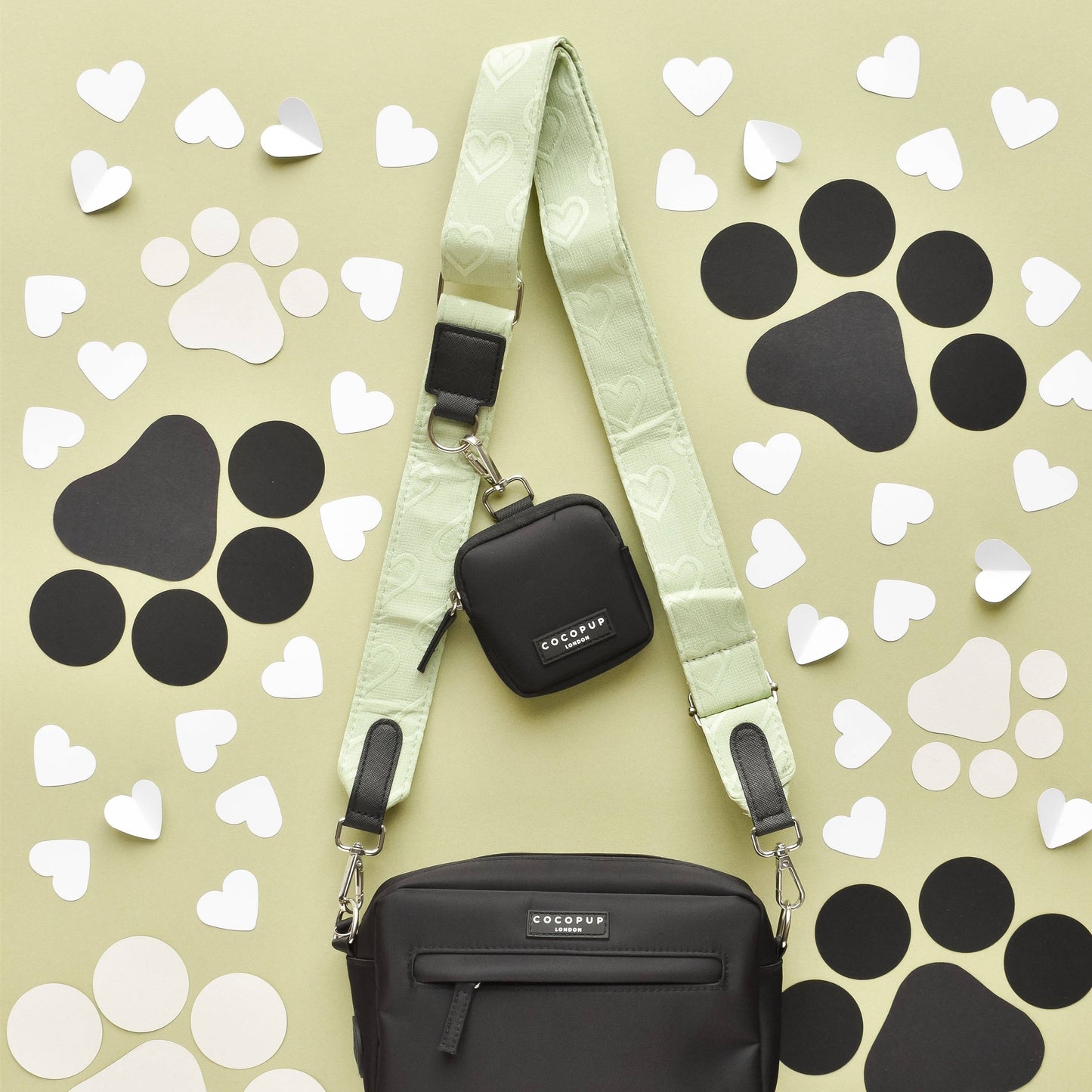 Luxe Bag Strap - Sage Heart