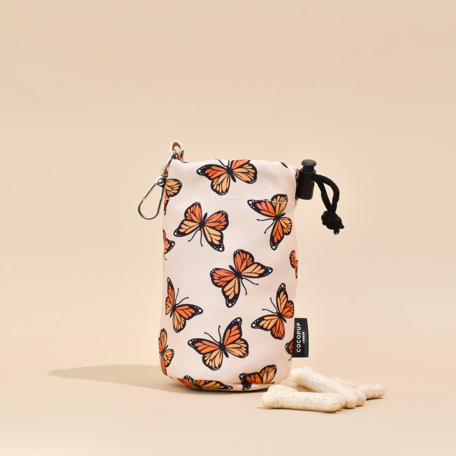 Dog Treat Pouch - Drawstring - Boujee Butterfly