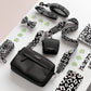 Bag Strap - Adjustable - Black Leopard