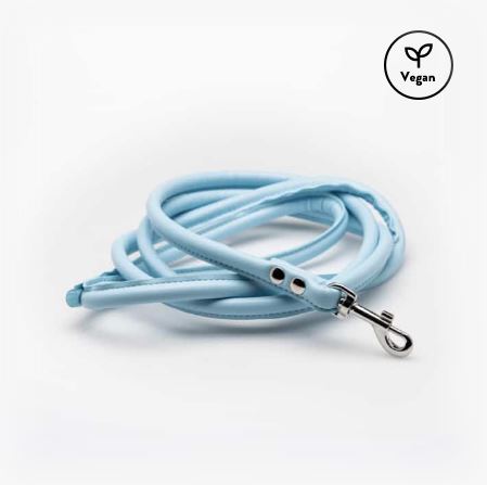 Dog Lead - Vegan - Light Blue