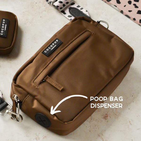 Dog Walking Bag - MEDIUM - Chocolate