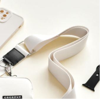 Bag Strap - Adjustable - Plain Oyster White