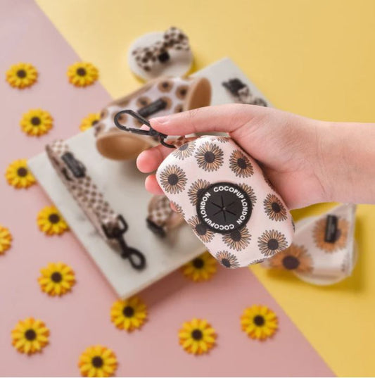 Dog Poop Bag Holder - Cocopup - Sunflowers