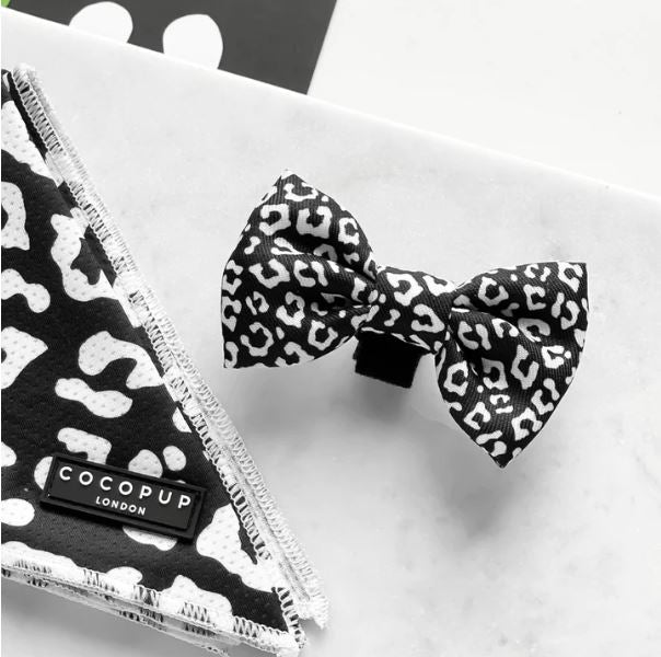 Bow Tie - Black Leopard