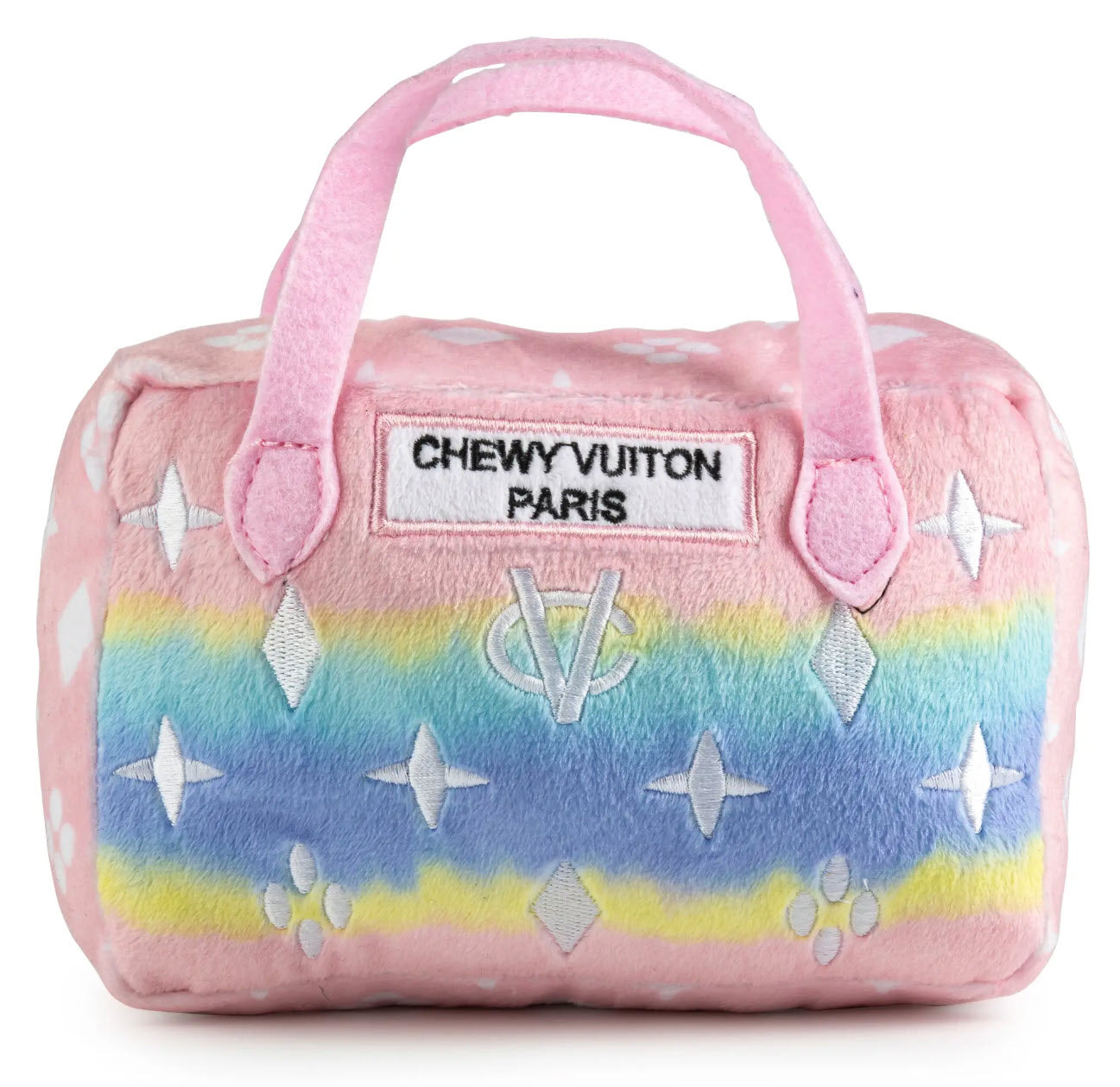 Dog Toy - Pink Ombre Chewy Vuiton Handbag - Large