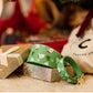 Dog Collar - Leather - Thin - Christmas Edition (X-Small)