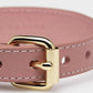 Dog Collar - Leather - Thin - Pink - Milly & Me Pet Wear