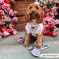 Dog Harness - Adjustable - Pastel Flowers - Milly & Me Pet Wear