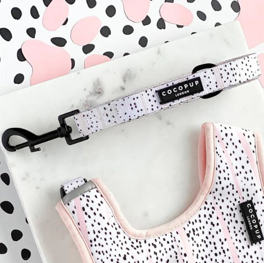 Dog Lead - Cocopup - Pink Dalmation - Milly & Me Pet Wear