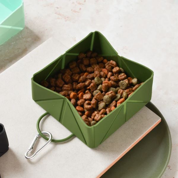 Foldable Travel Bowl - Khaki