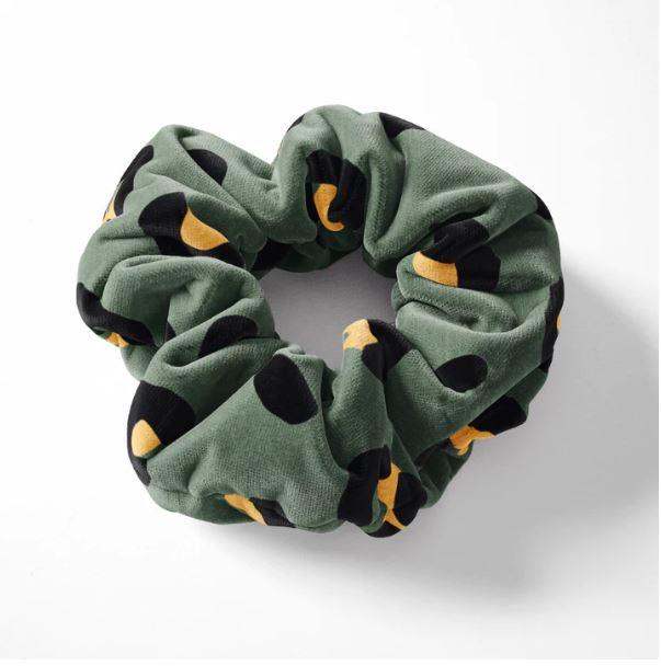 Scrunchie - Khaki Leopard