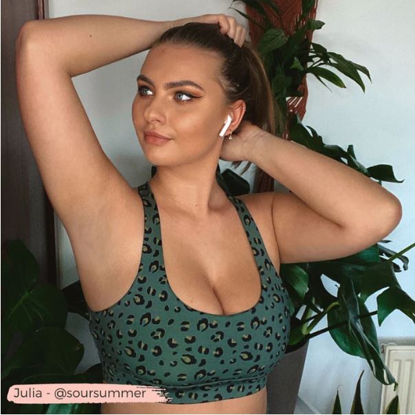 Gymwear - Khaki Leopard Sports Bra