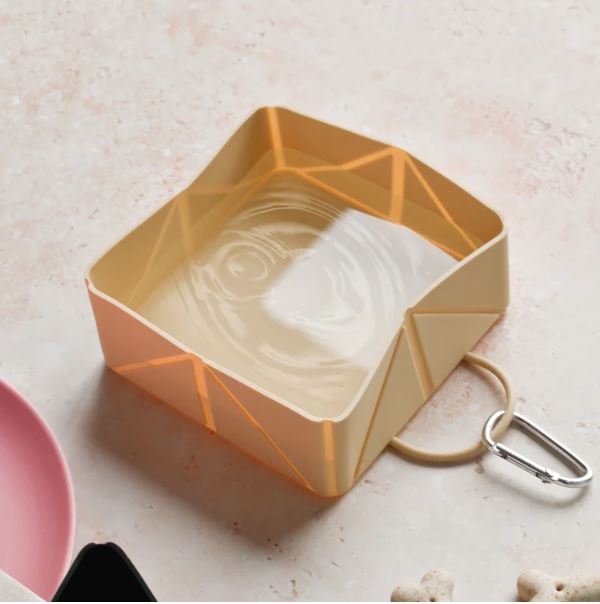 Foldable Travel Bowl -Nude