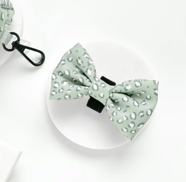 Bow Tie - Sage Leopard